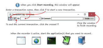 TCP/UDP recording flow