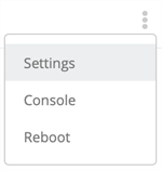 Click the three vertical dots and select Settings to open the Device Settings pane