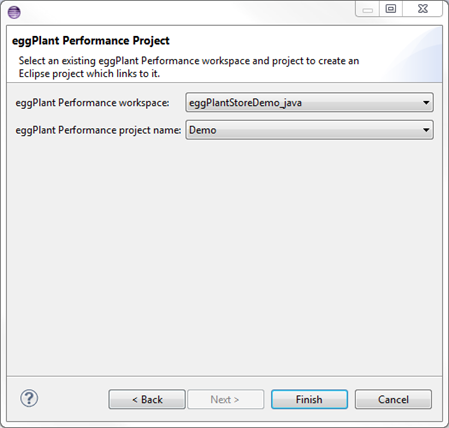 Eggplant Performance settings in Eclipse 
