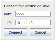 Android Gateway select device