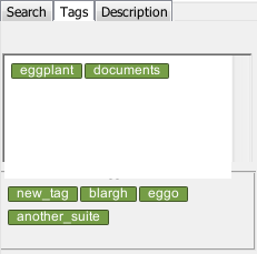 The Tags tab in the Eggplant Functional Image Viewer