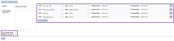Eggplant Manager configurations can contain multiple instances to test different scenarios