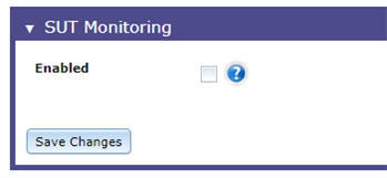 The SUT Monitoring section in Eggplant Manager System Preferences