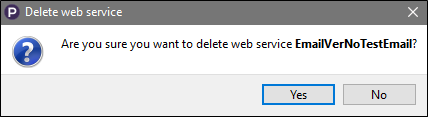Delete web service confirmation dialog box in [General.EpP%] [General.Studio%]