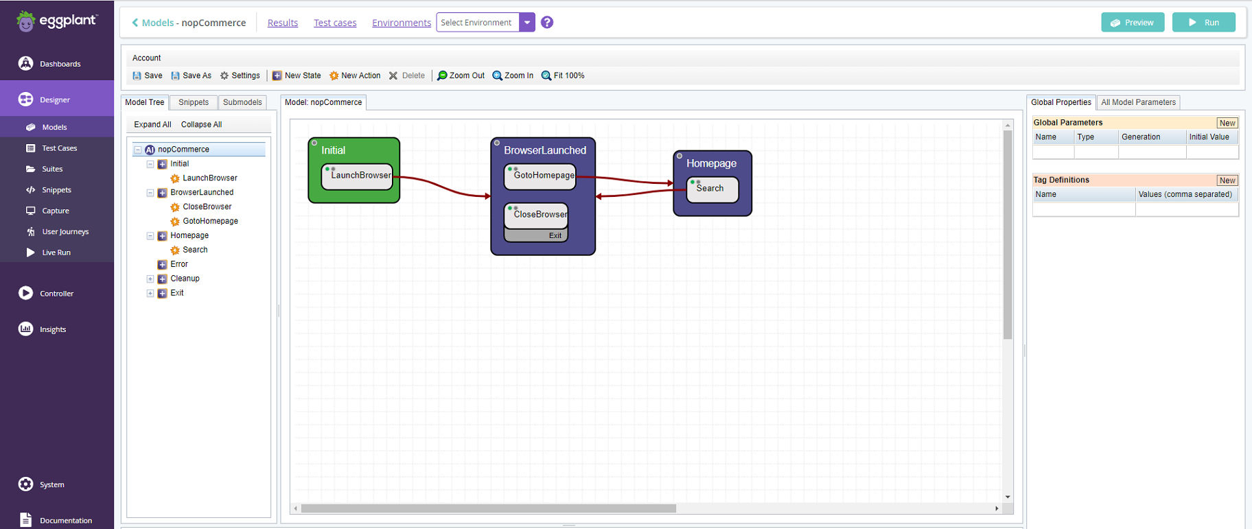 Modeler UI