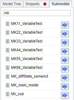 The Submodels tab