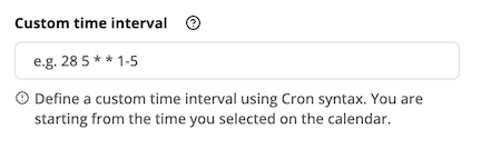 Custom Cron Syntax