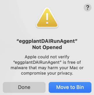 Apple Malware Warning