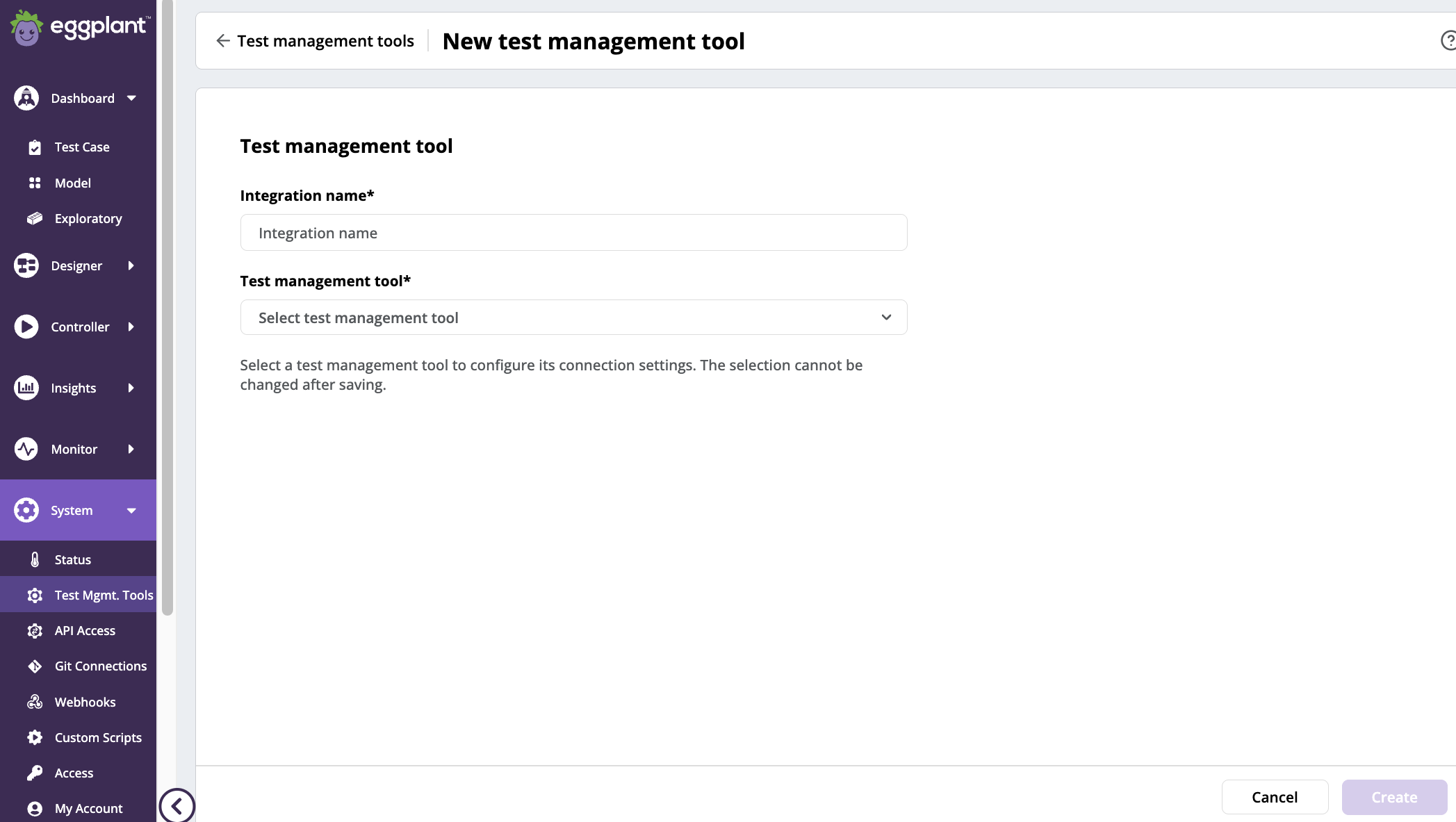 DAI New test management tools page