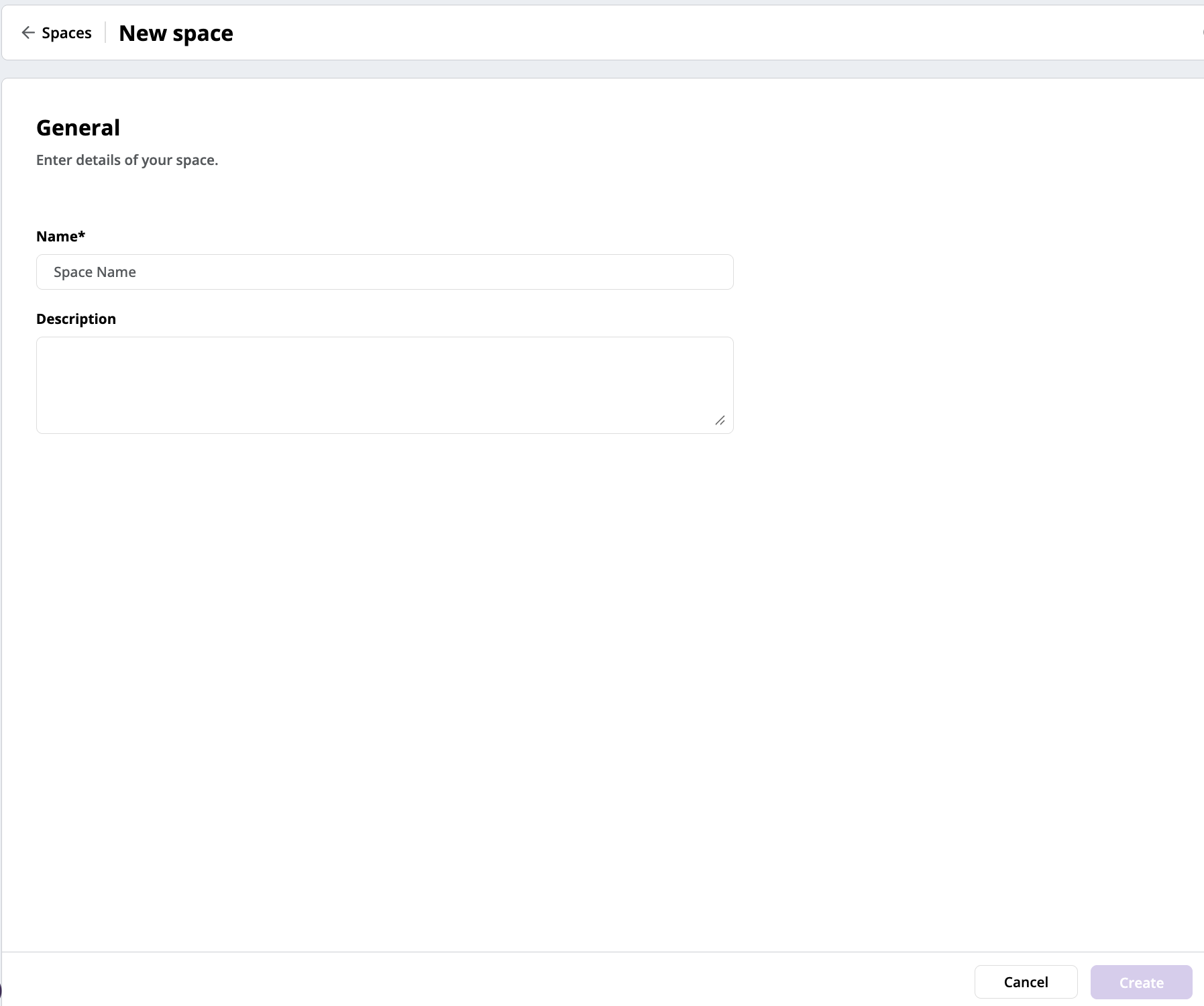 The New DAI Space page