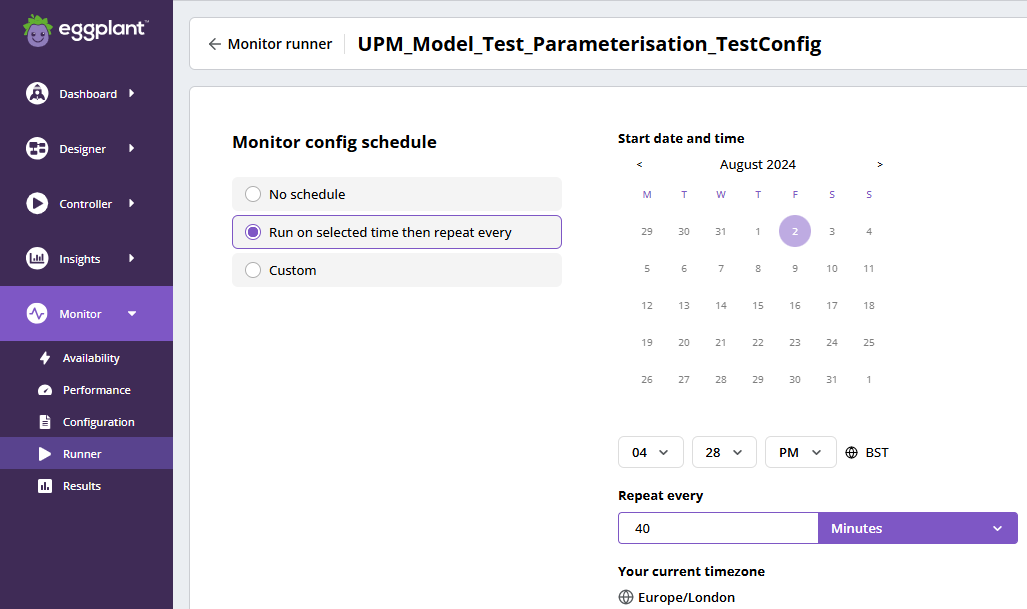 UPM Monitor Scheduler