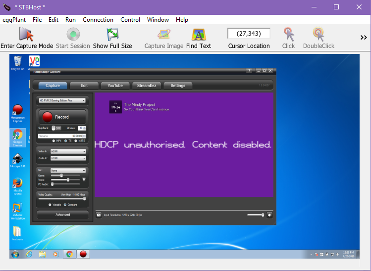 HDCP blocking streaming video content on an OTT device
