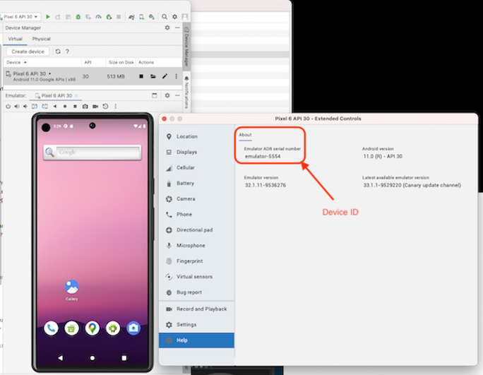 Getting Device IDs for Emulated Devices