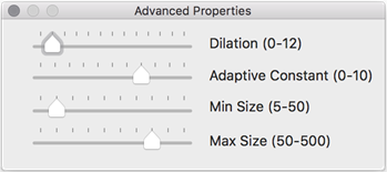 Autoscan Advanced Properties window in Eggplant Functional