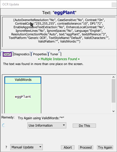 OCR Update Panel start menu
