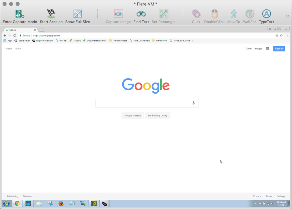 The Viewer window in Live Mode