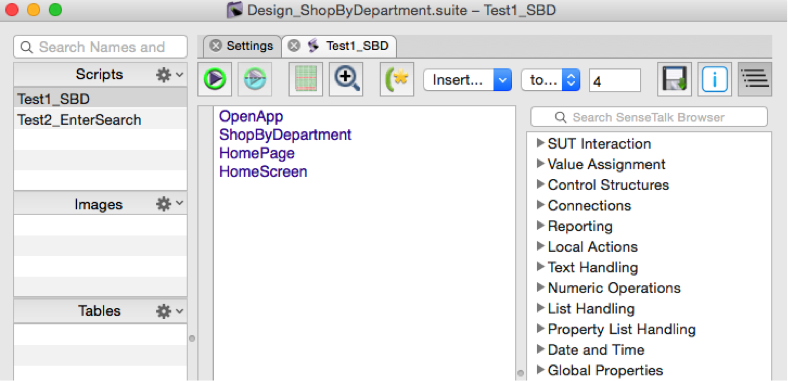 Test design example
