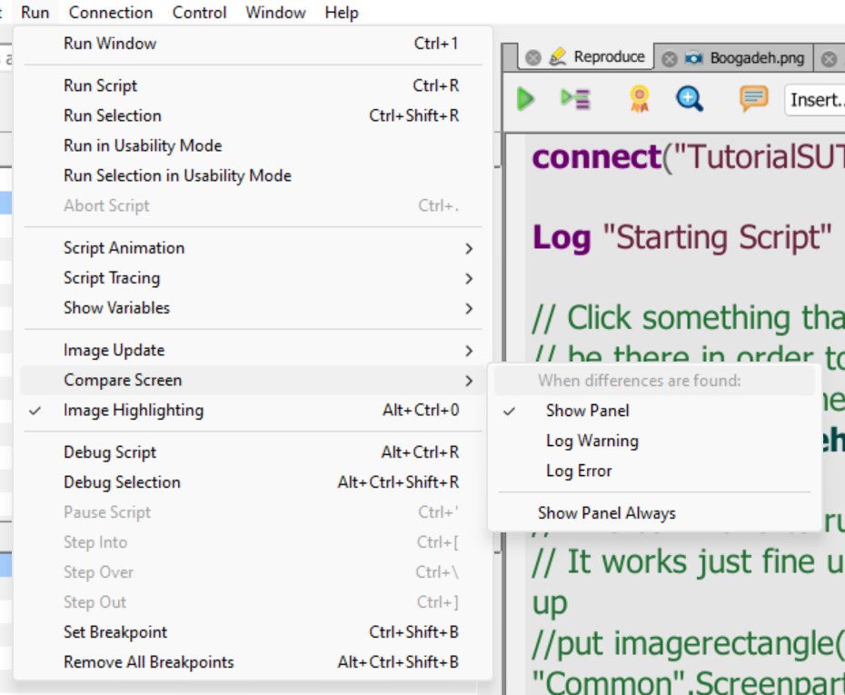 The Eggplant Functional Achievements window