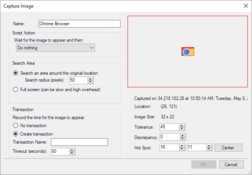 Bitmap capture in Citrix VU