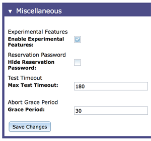 Miscellaneous System Preferences in Eggplant Manager