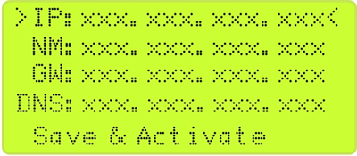 Use the Static IP Address option to set up a static IP address for Eggplant Network