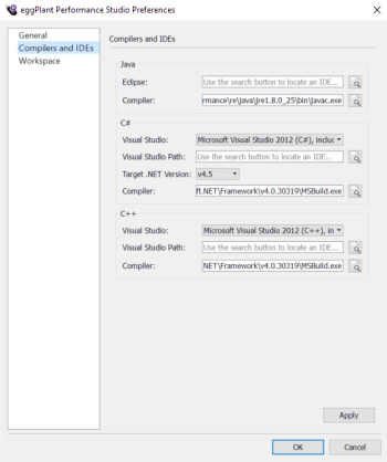 Compilers and IDE Preferences