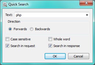 Quick Search options in Eggplant Performance