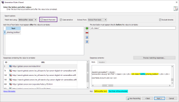 Search from end checkbox