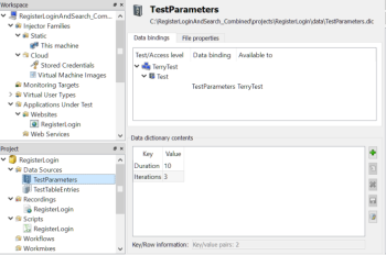 The data source view