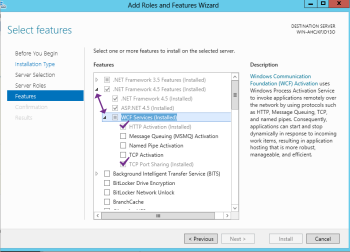 HTTP activation and TCP port sharing