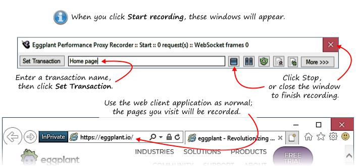 Web Proxy Recorder diagram
