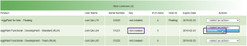 Generate your license key from Greenhouse