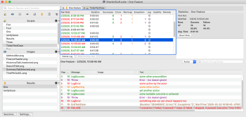 The Eggplant Functional Results pane