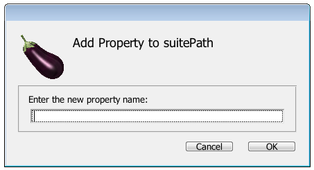 Add Property dialog box