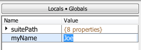 Editing a variable value in the Variable Watcher