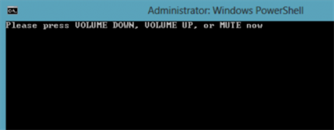 Command Prompt Volume