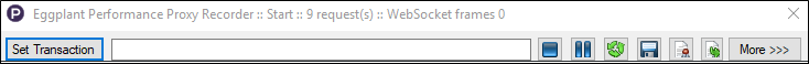 Proxy Recorder toolbar