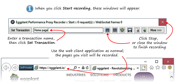 Web Proxy Recorder diagram