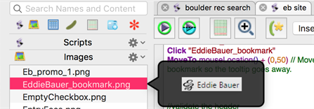 Initial Script and Image in Eggplant Functional