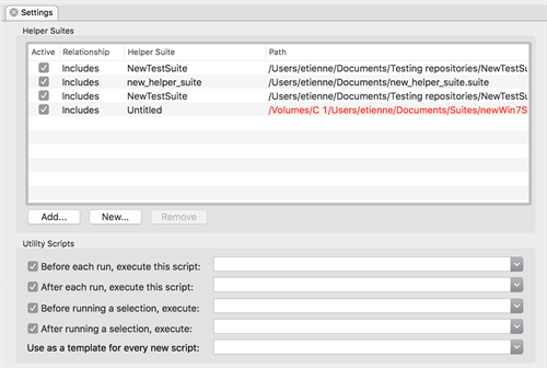 Helper suite environment setup script specified in Eggplant Functional Settings