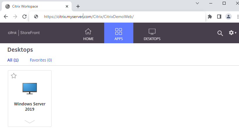 Sample Citrix Environment